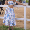 Posy White Floral Top & Skirt Co-Ord Set