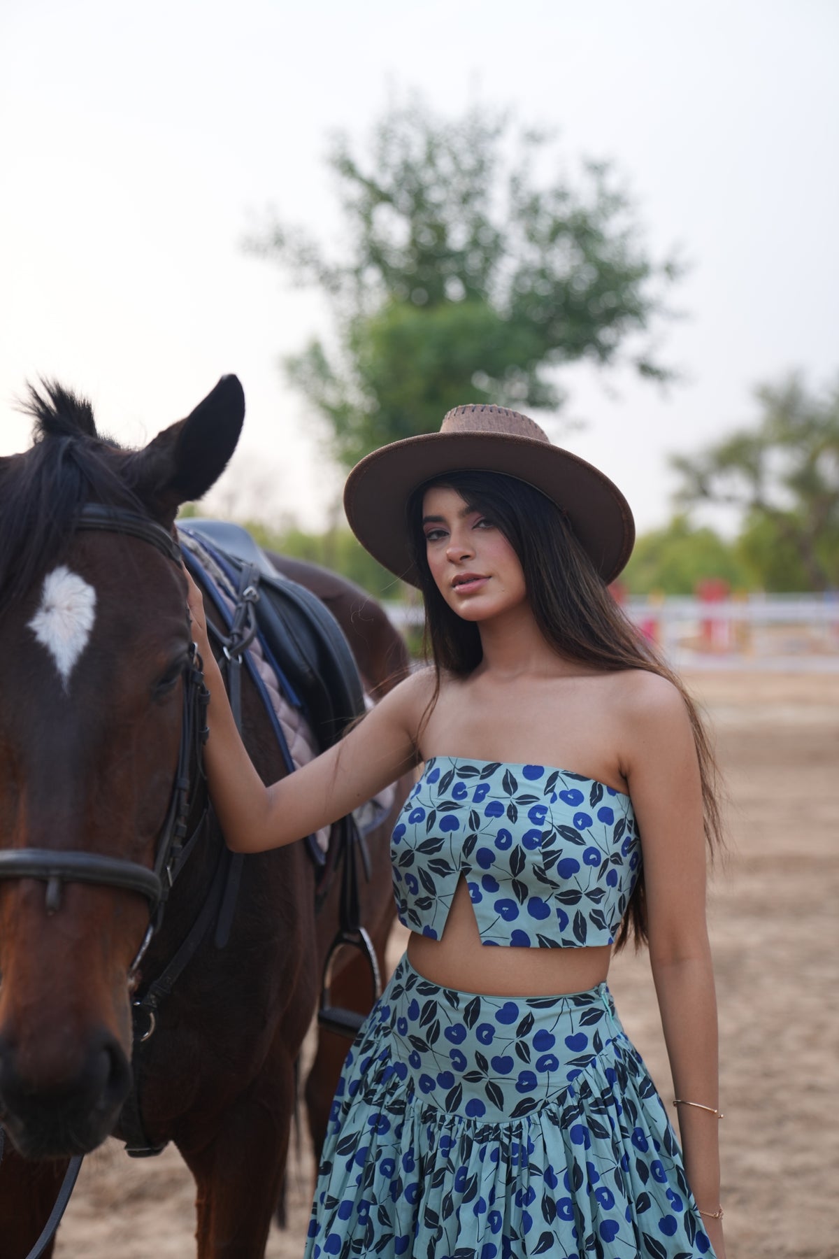 Belle Yoke Skirt With Tube Top