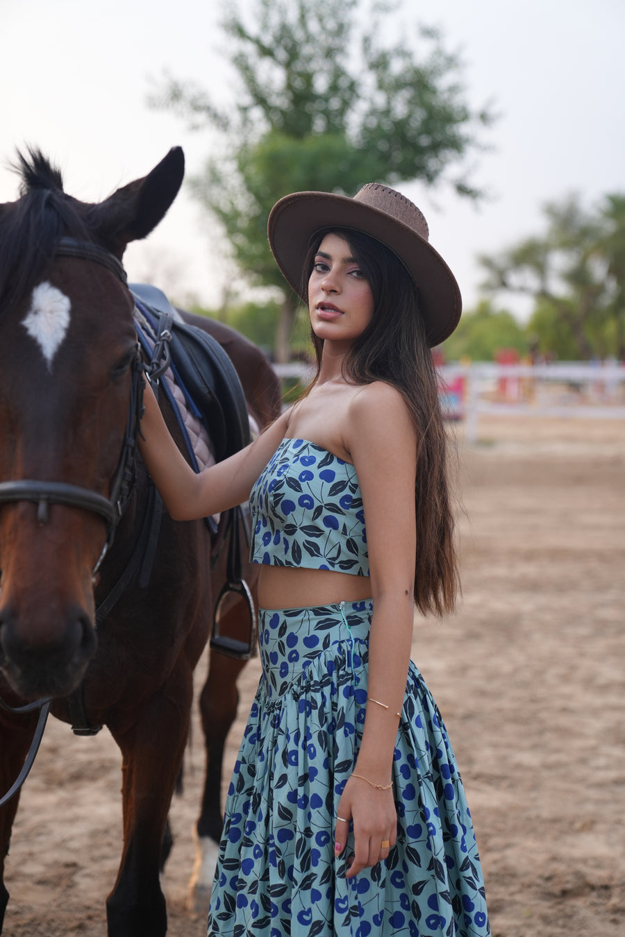Belle Yoke Skirt With Tube Top