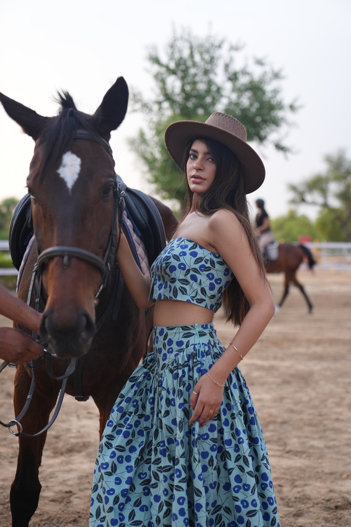 Belle Yoke Skirt With Tube Top