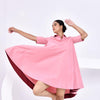 Amber Glow Circular Tunic Dress
