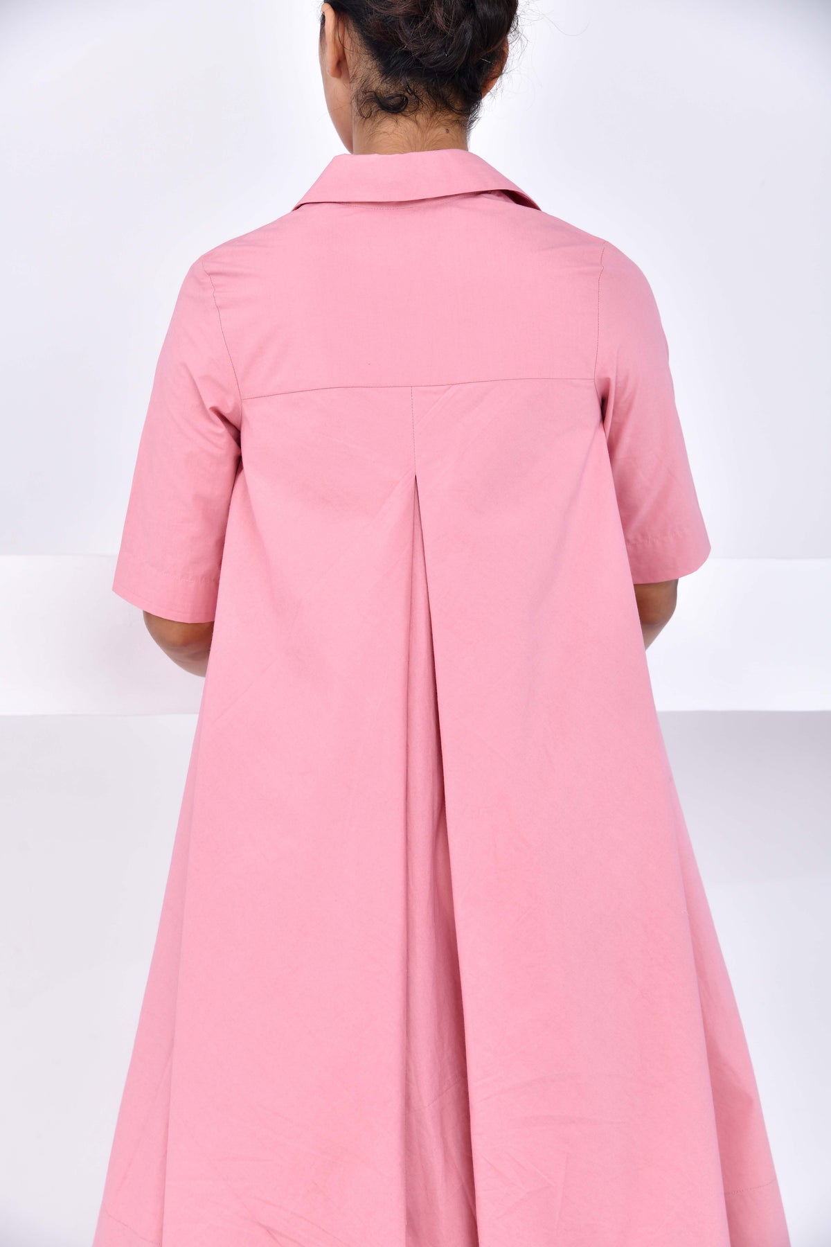 Amber Glow Circular Tunic Dress
