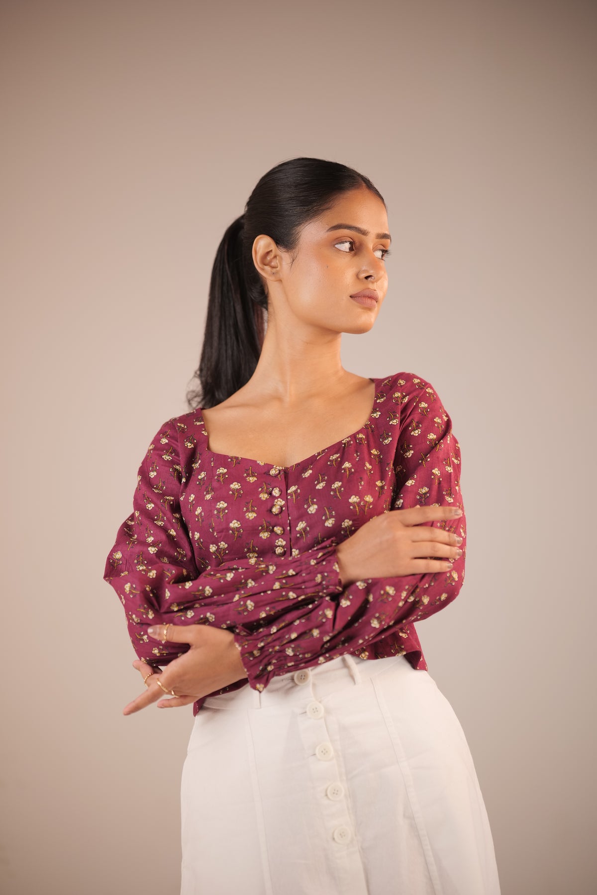 Rosara Corset Inspired Top