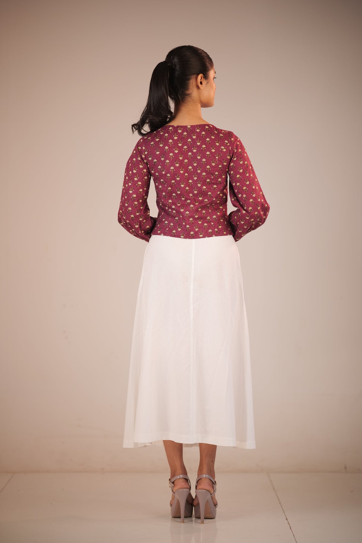 Skirt High Rise Waistband Skirt
