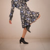 Florica Flared Dress With Collar