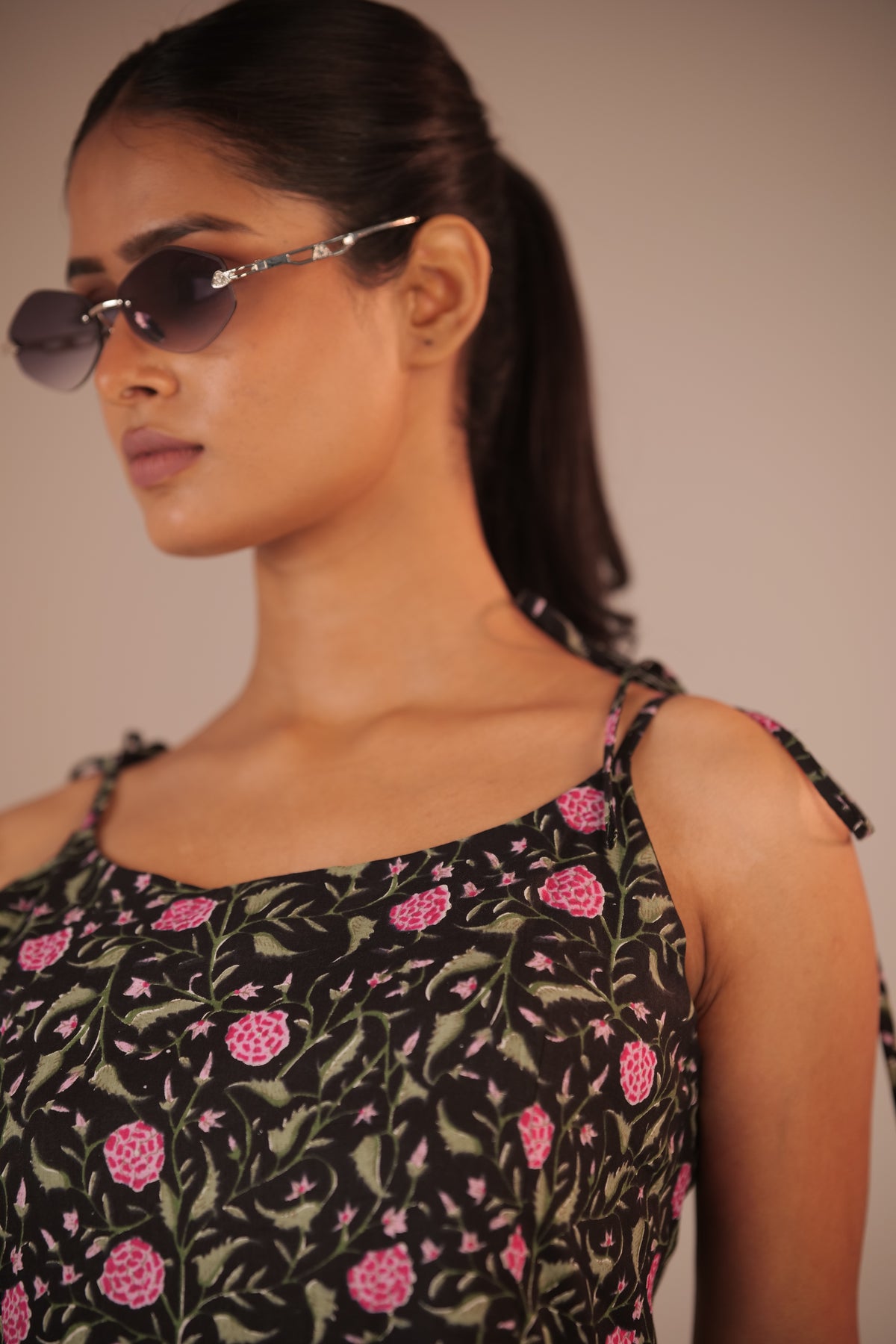 Velora Flared Midi Dress