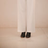 Ivory Wide-Leg Pants