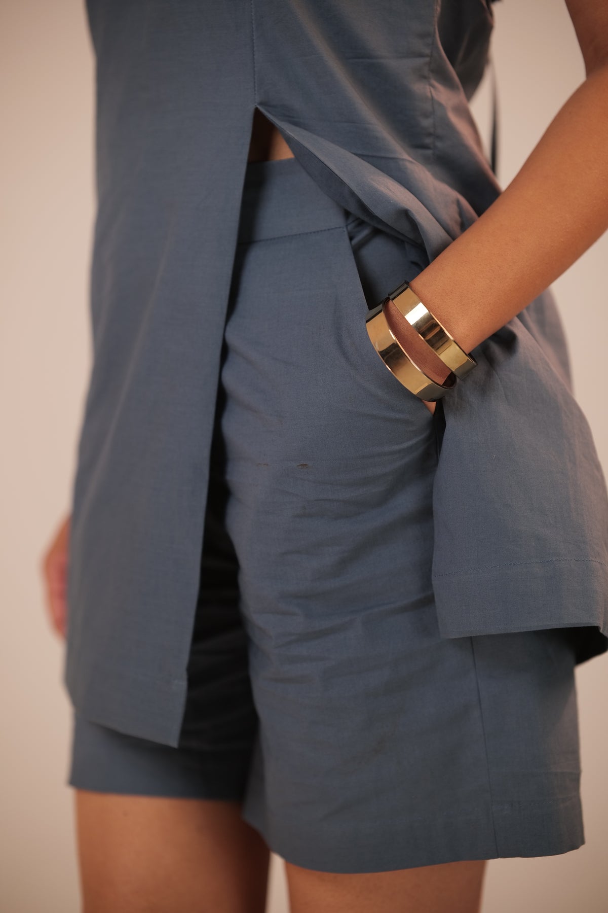 Urban Mist Relaxed A-Line Longline Top