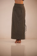 Kalahari High Waist Side Slit Skirt