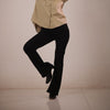 Olive Code Vertical Open-Back Slit Shirt