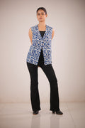 Bagru Edit Sleveless Overlay with Bagru Print